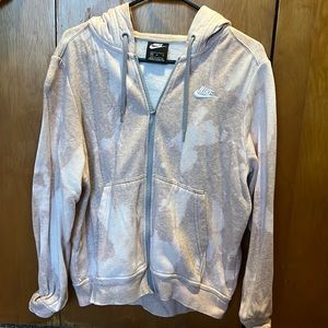 Nike tie-dry zip up
